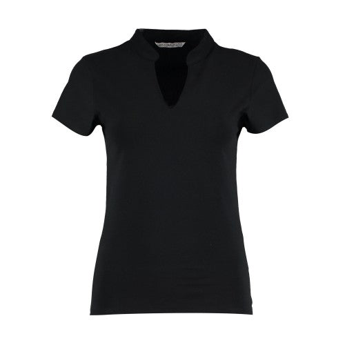 Front - Kustom Kit Womens/Ladies Corporate V Neck T-Shirt