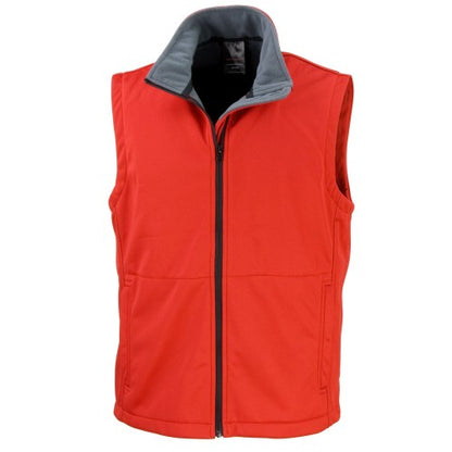 Front - Result Core Unisex Adult Softshell Gilet