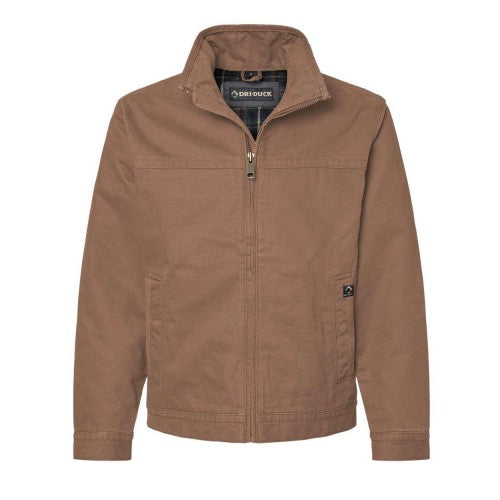 Front - DRI DUCK Maverick Boulder Cloth Jacket with Blanket Lining