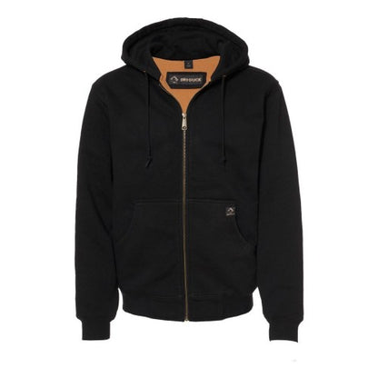 Front - DRI DUCK Crossfire Heavyweight Power Fleece Hooded Jacket with Thermal Lining