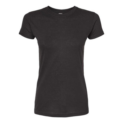 Front - Tultex Women's Poly-Rich Slim Fit T-Shirt