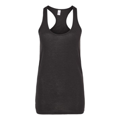 Front - Tultex Women's Poly-Rich Racerback Tank Top