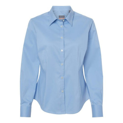 Front - Van Heusen Women's Stainshield Essential Shirt