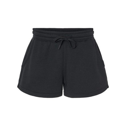 Front - Independent Trading Co. Womens Lightweight California Wave Wash Sweatshorts