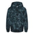 Front - Independent Trading Co. Youth Midweight Tie-Dye Hooded Pullover
