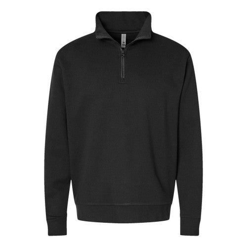 Front - Next Level Unisex Fleece Quarter-Zip Pullover