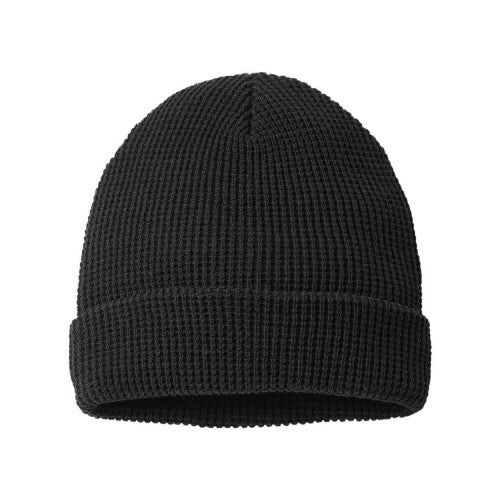 Front - Richardson Waffle Cuffed Beanie