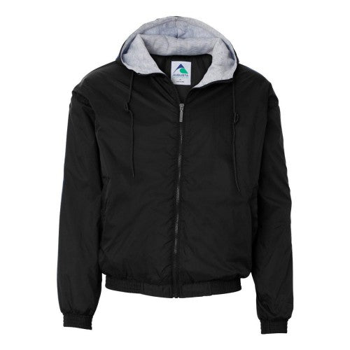 Front - Augusta Sportswear Fleece Lined Hooded Jacket