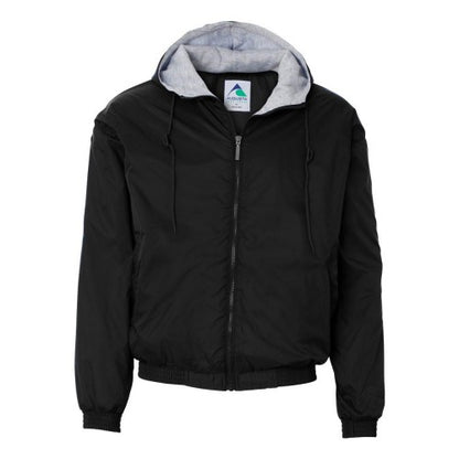 Front - Augusta Sportswear Fleece Lined Hooded Jacket
