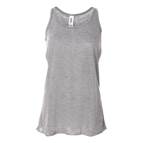 Front - BELLA + CANVAS Women's Flowy Racerback Tank
