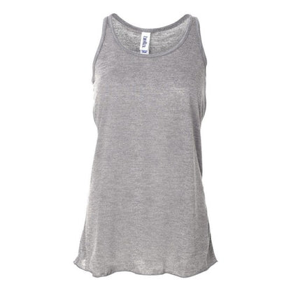 Front - BELLA + CANVAS Women's Flowy Racerback Tank