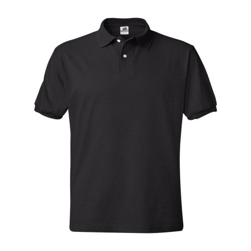 Front - Hanes Ecosmart Jersey Polo