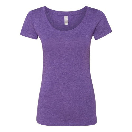 Front - Next Level Womens Triblend Scoop Neck T-Shirt