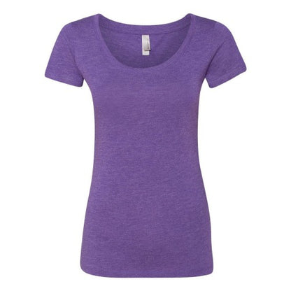 Front - Next Level Womens Triblend Scoop Neck T-Shirt