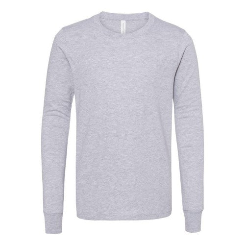 Front - BELLA + CANVAS Youth Jersey Long Sleeve Tee