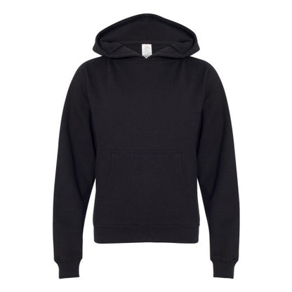 Front - Independent Trading Co. Youth Midweight Hooded Sweatshirt