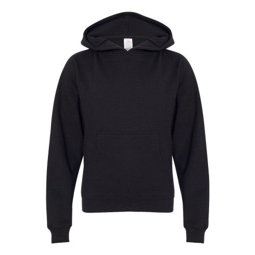 Front - Independent Trading Co. Youth Midweight Hooded Sweatshirt