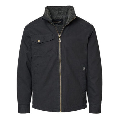 Front - DRI DUCK Endeavor Canyon Cloth Canvas Jacket with Sherpa Lining