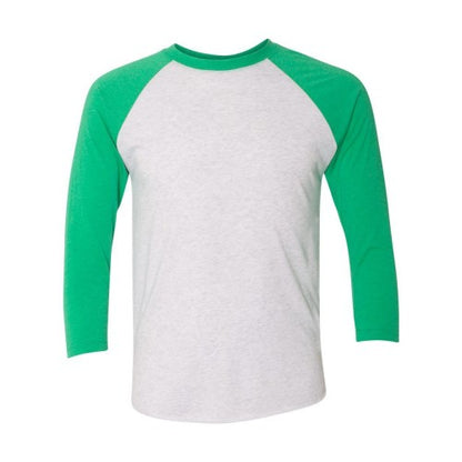 Front - Next Level Unisex Triblend Three-Quarter Raglan T-Shirt