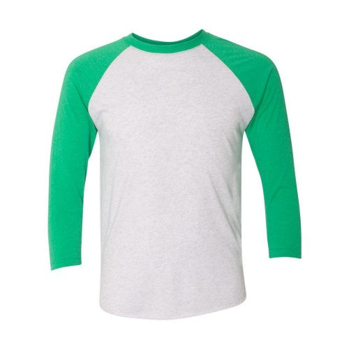 Front - Next Level Unisex Triblend Three-Quarter Raglan T-Shirt