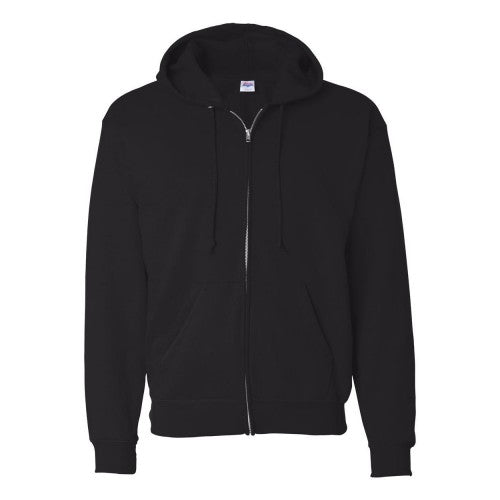 Front - Hanes Ecosmart Full-Zip Hooded Sweatshirt