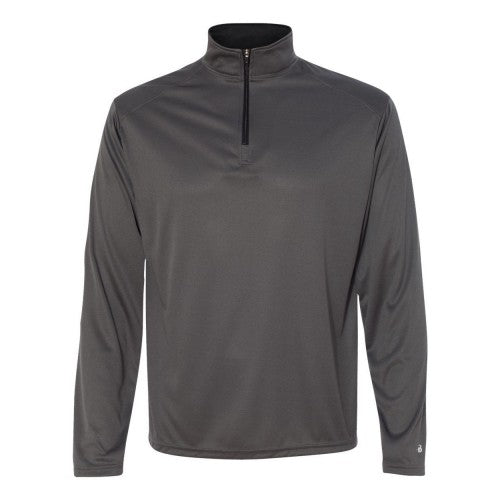 Front - Badger B-Core Quarter-Zip Pullover
