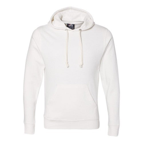 Front - J. America Triblend Fleece Hooded Sweatshirt