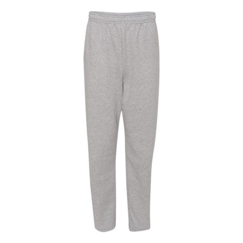 Front - JERZEES NuBlend Open Bottom Sweatpants with Pockets