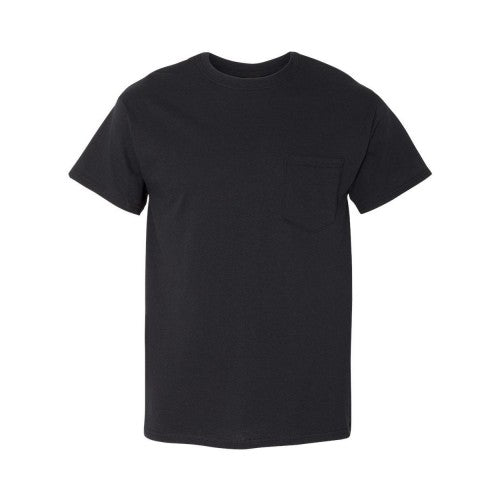 Front - Gildan Heavy Cotton Pocket T-Shirt
