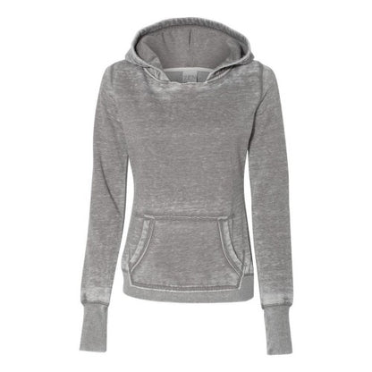 Front - J. America Women's Zen Fleece Hooded Sweatshirt