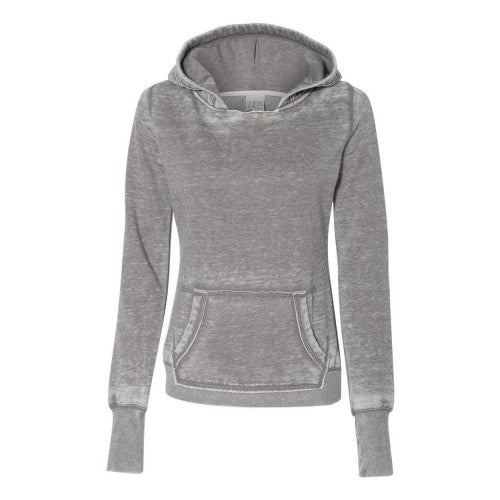 Front - J. America Women's Zen Fleece Hooded Sweatshirt