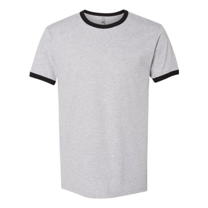 Front - Next Level Unisex Cotton Ringer T-Shirt