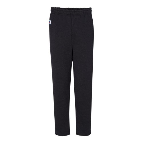 Front - Russell Athletic Dri Power Open Bottom Pocket Sweatpants