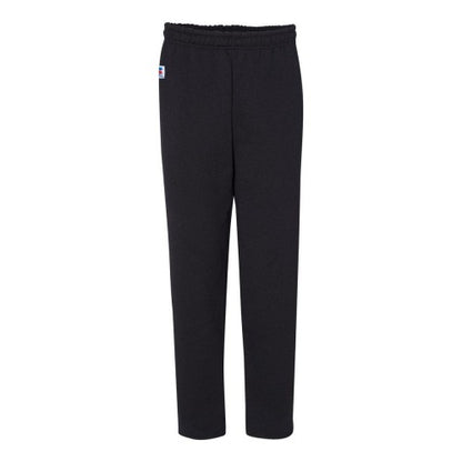 Front - Russell Athletic Dri Power Open Bottom Pocket Sweatpants