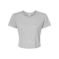 Front - BELLA + CANVAS Womens Flowy Crop Tee