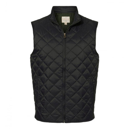 Front - Weatherproof Vintage Diamond Quilted Vest