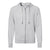 Front - Independent Trading Co. Icon Lightweight Loopback Terry Full-Zip Hooded Sweatshirt