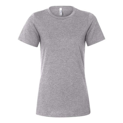 Front - BELLA + CANVAS Womens Relaxed Fit Heather CVC Tee