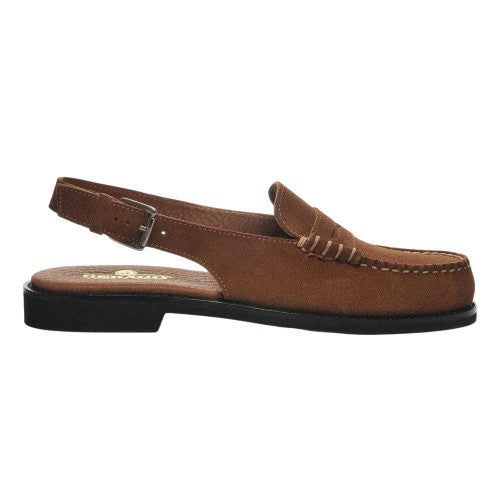 Front - Sebago Womens/Ladies Dan Flesh Out Suede Sandals