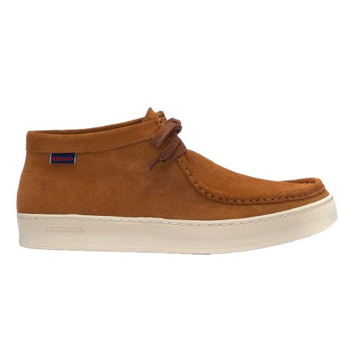Front - Sebago Mens Harper Suede Mid Cut Trainers