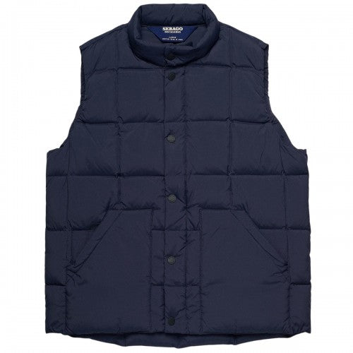 Front - Sebago Mens Damariscotta Quilted Down Gilet