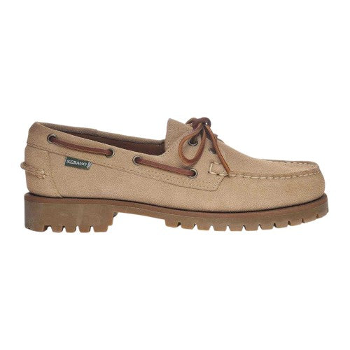 Front - Sebago Mens Ranger Suede Moccasins