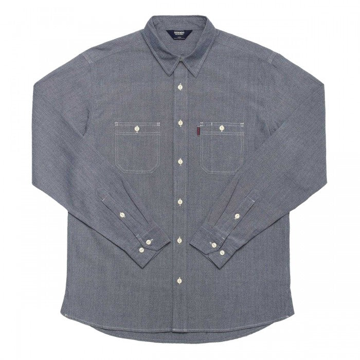 Front - Sebago Mens Sheetbend Shirt