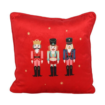 Front - Something Different Square Nutcracker Cushion
