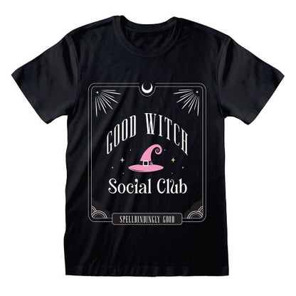 Front - Something Different Unisex Adult Good Witch Social Club T-Shirt