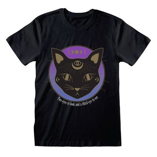 Front - Something Different Unisex Adult Mystic Mog Cat T-Shirt