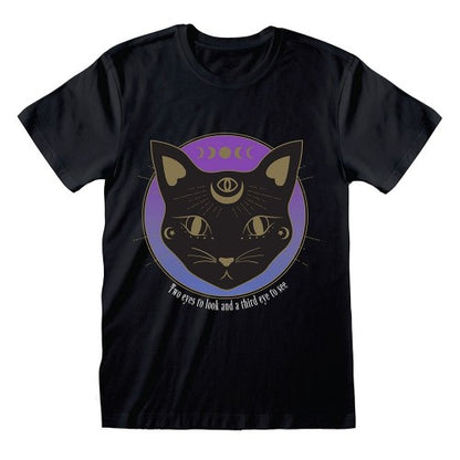 Front - Something Different Unisex Adult Mystic Mog Cat T-Shirt