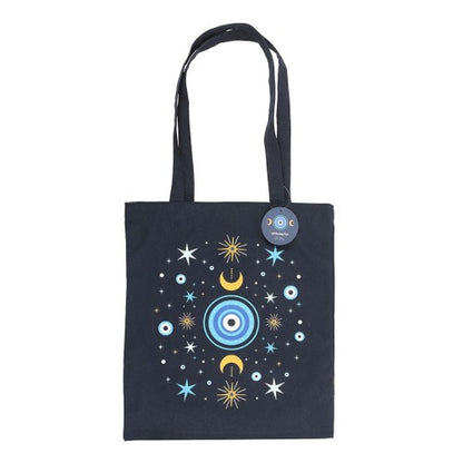 Front - Something Different All Seeing Eye Polycotton Tote Bag