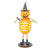 Front - Something Different Metal Pumpkin Man With Top Hat Ornament