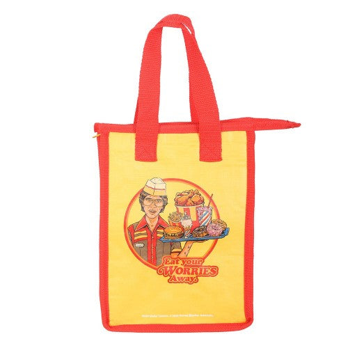 Front - Steven Rhodes Eat Your Worries Lunch Bag